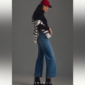 The Colette Cropped High-Rise Wide-Leg